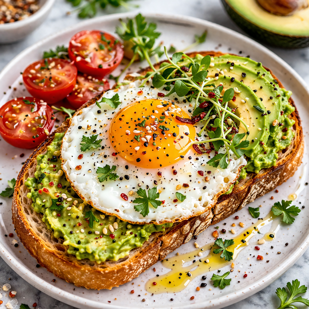Avocado Toast with Egg.