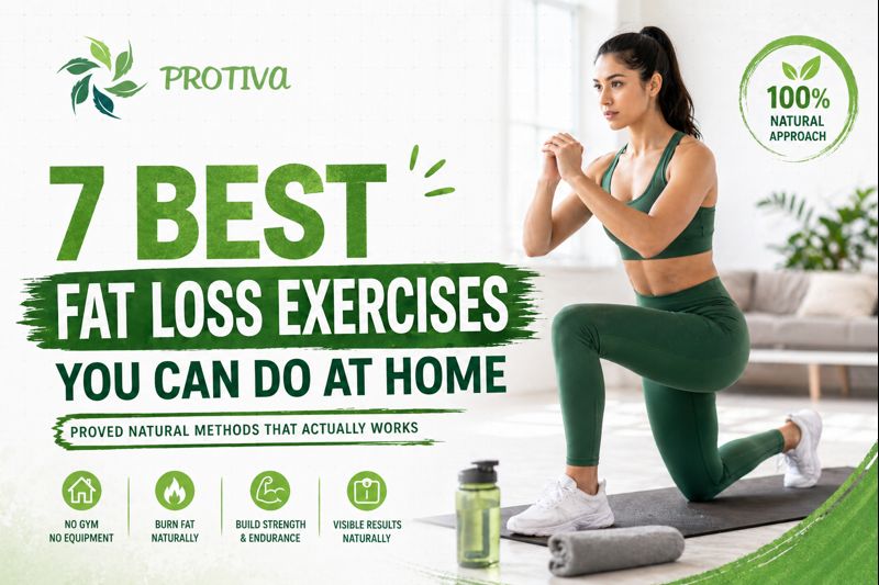 7 Best Fat Loss Exercises You Can Do at Home (Proved Natural Methods that actually works).