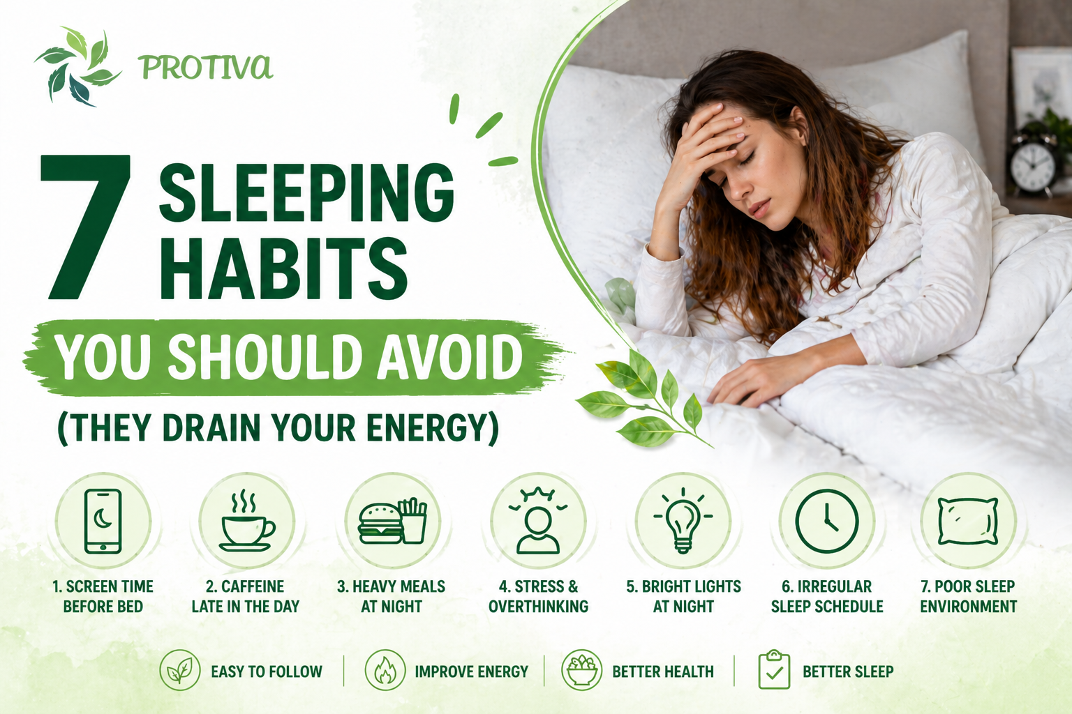 7 Sleeping Habits You Should Avoid (They Drain Your Energy)