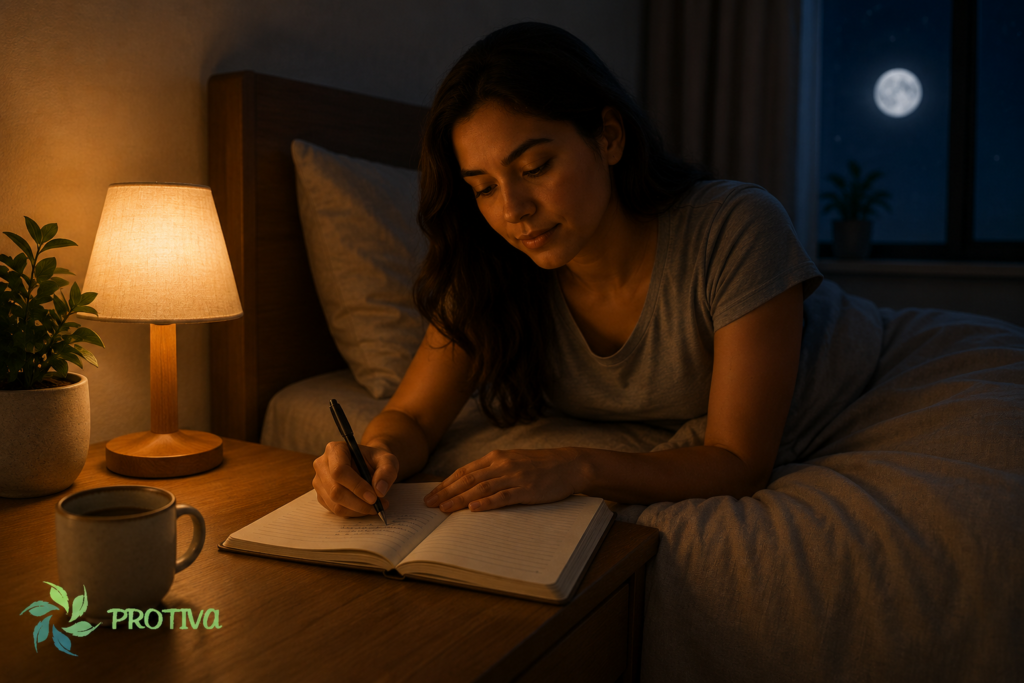 Digital Detox Before Sleep - Write Down Your Thoughts Before Going to Bed