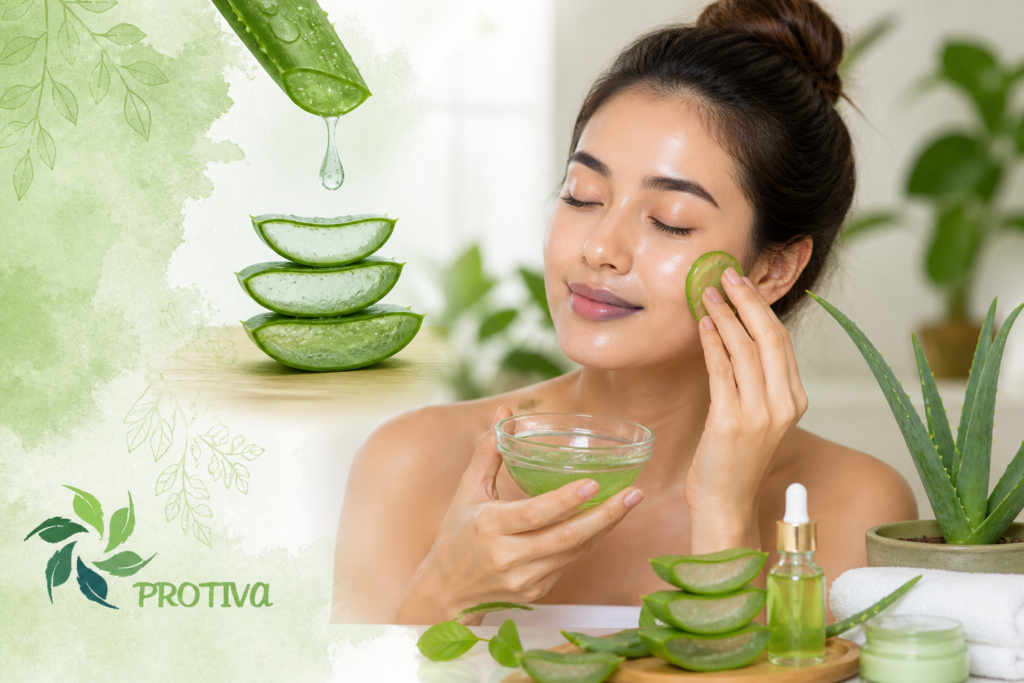  Aloe Vera for Acne and Hydration
