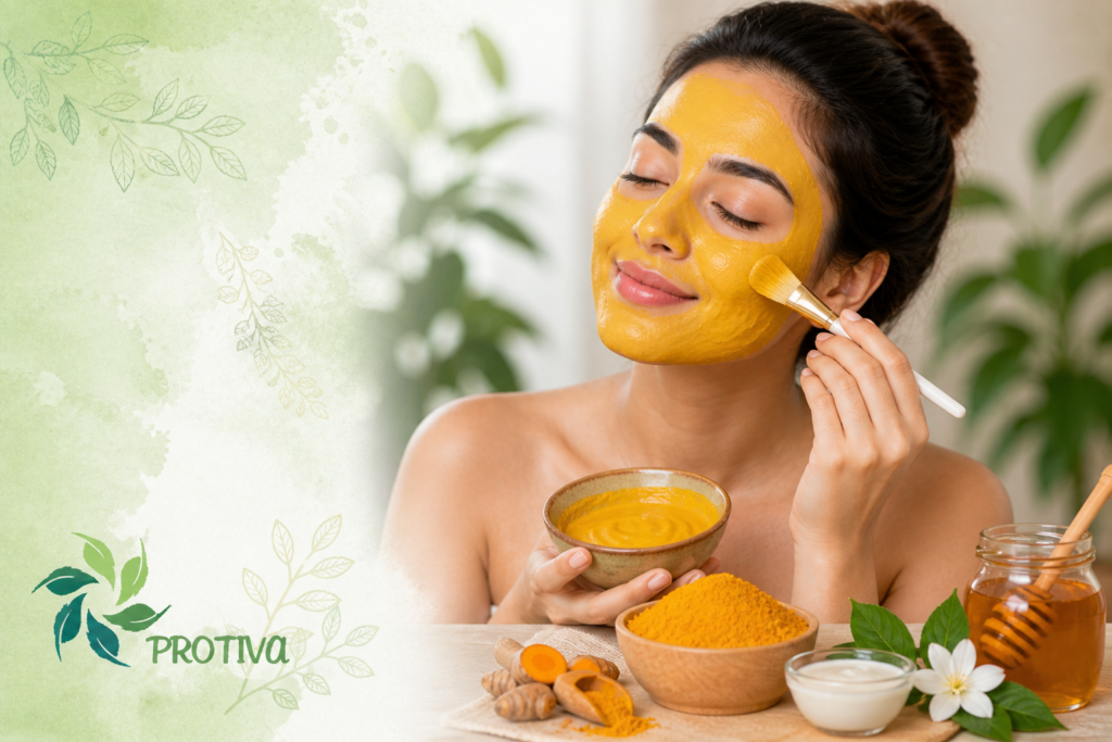 Turmeric Face Pack for Glowing Skin