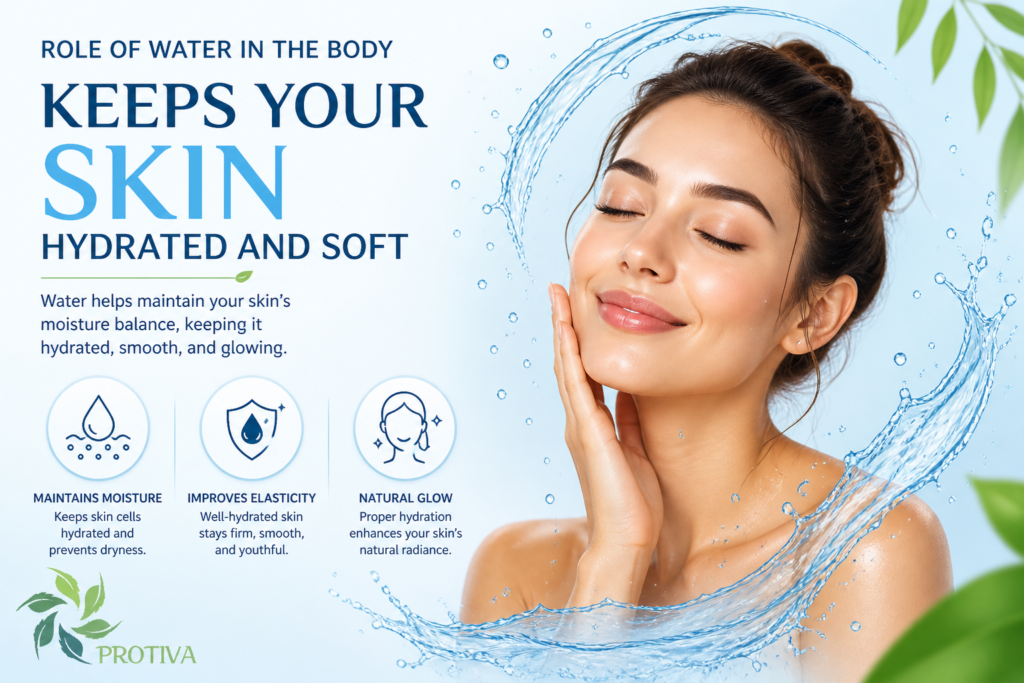 Skin Hydrated and Soft.
